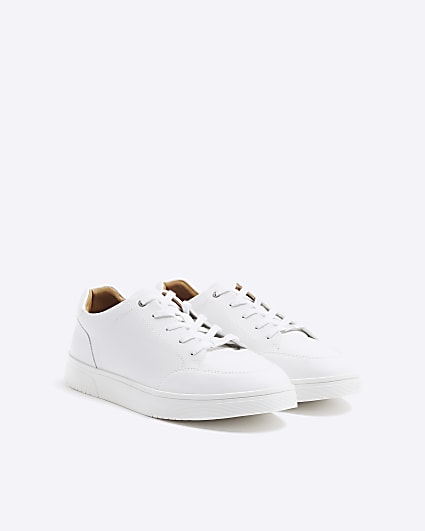 River island best sale white trainers