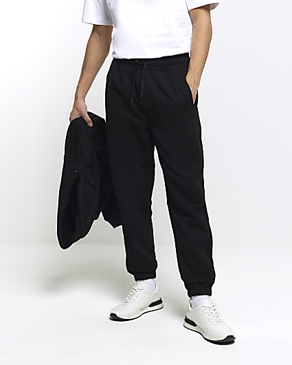 River Island Oversized joggers in Blue for Men