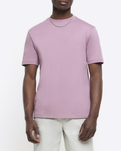 Pink RI Studio slim fit t-shirt