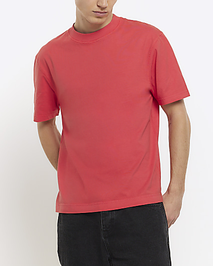 Washed red RI Studio regular fit t-shirt