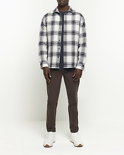 Modern check flannel shirt, Only & Sons, Shop Men's Check & Plaid Shirts  Online