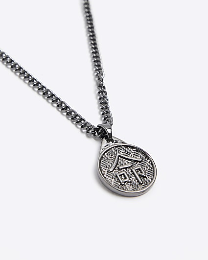 Silver colour Japanese pendant necklace