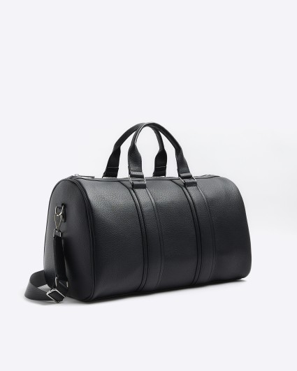 Black tumbled travel bag