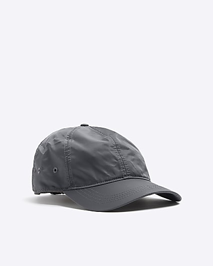 Grey nylon cap