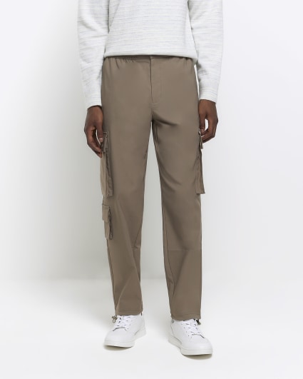 Slim Fit Cuffed Cargo Pants