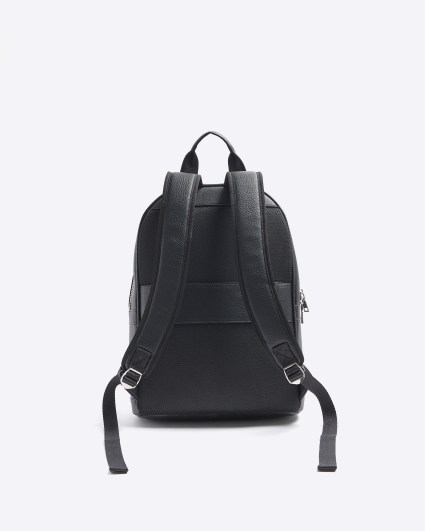 Black Pebbled Backpack