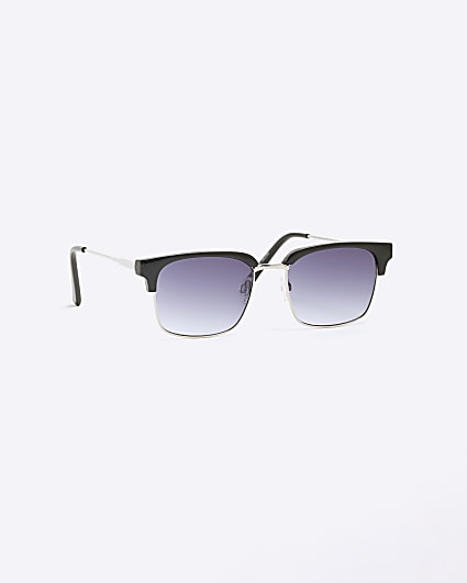 Black Tinted Lenses Square Sunglasses