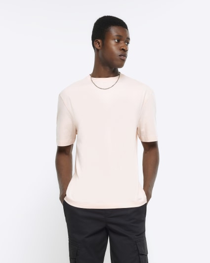 Pink regular fit t-shirt