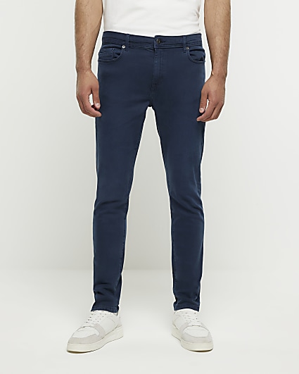 Dark blue skinny jeans