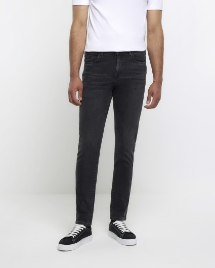 Black skinny fit jeans