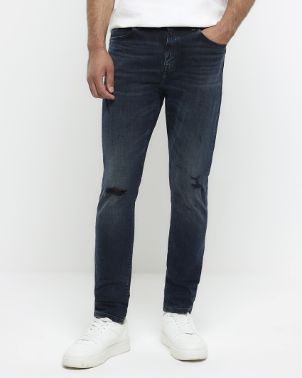 Dark blue skinny fit jeans