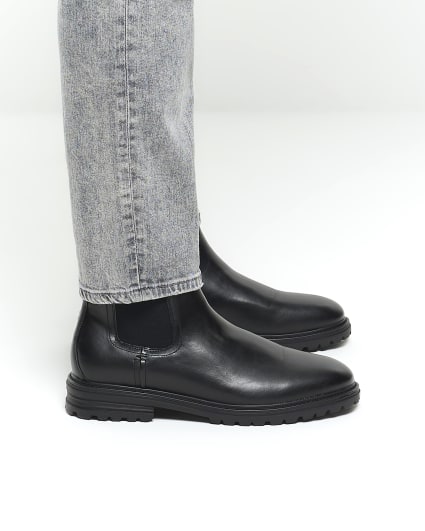 River island best sale grey chelsea boots