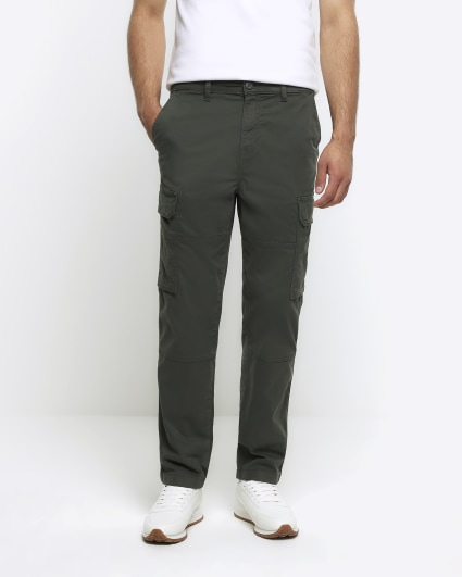 Men's Khaki Cargo Trousers