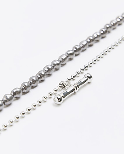 Silver plated necklace