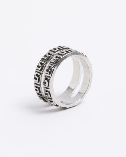 Silver Colour Greek Split Ring