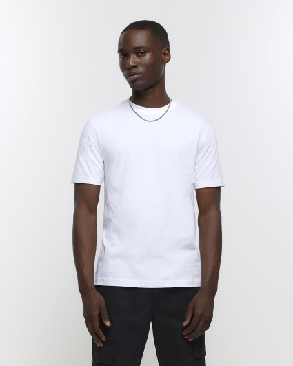 White slim fit t-shirt