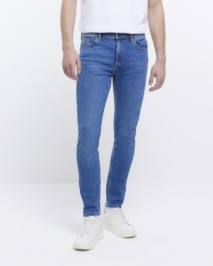 Blue skinny fit jeans