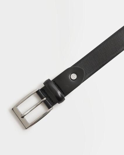 Black Perforated Belt