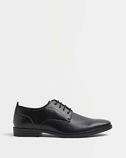 Black derby shoes