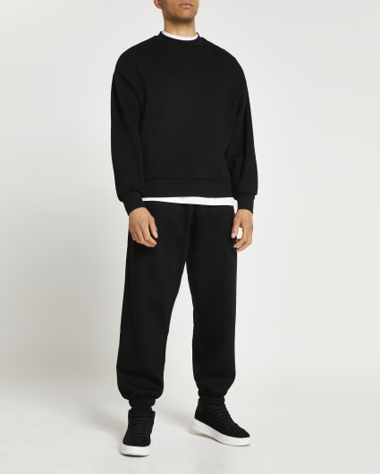 River island mens online joggers sale