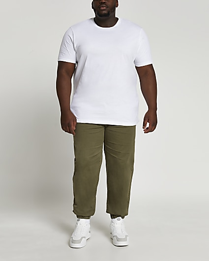 Big and Tall White Slim Fit white t-shirt