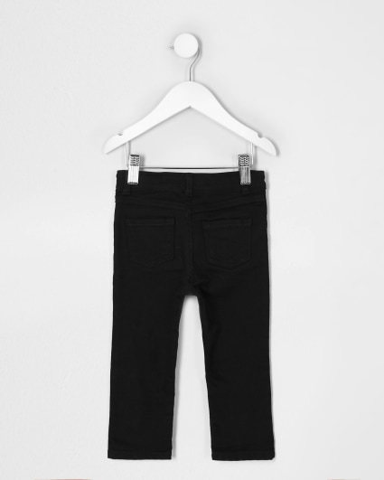 Mini boys black skinny jeans