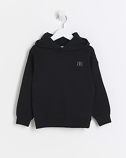 Mini boys black RI hoodie