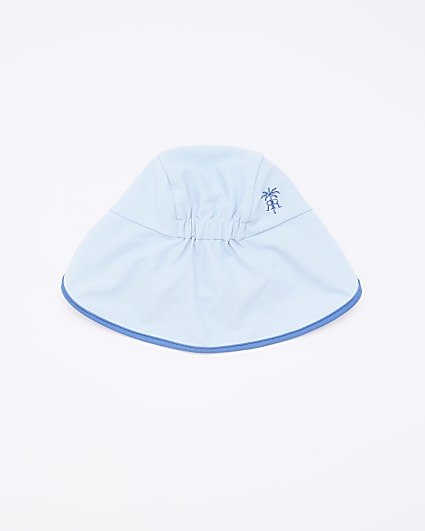 Mini boys blue swim hat