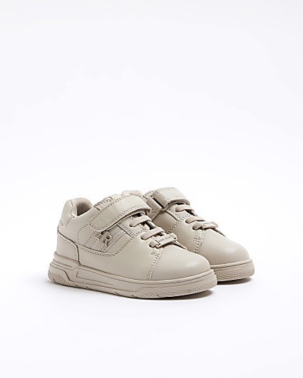 Mini boys stone velcro trainers