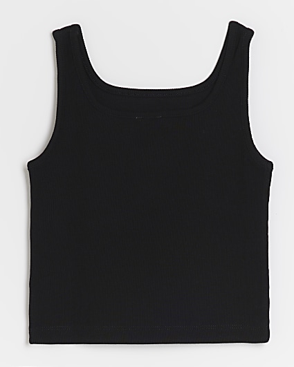 Cropped vest top