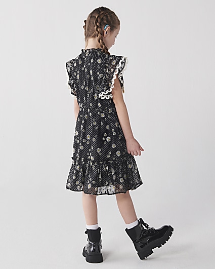 Girls black best sale dress age 10