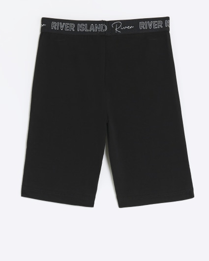 Girls black RI cyclist shorts