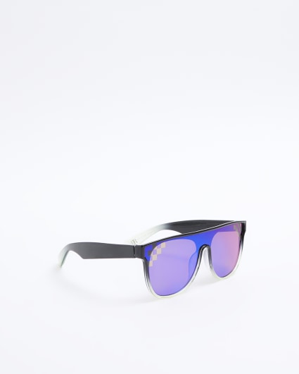 Mini boys lime ombre visor sunglasses