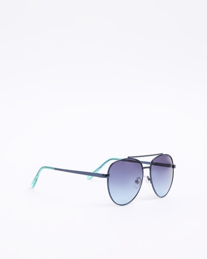 Boys blue aviator sunglasses