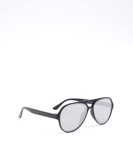 Boys black aviator sunglasses