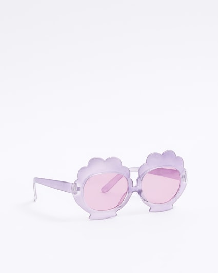 Mini Girls Lilac Shell Sunglasses