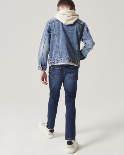Boys blue Relaxed Slim Jeans