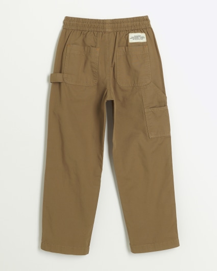 Boys brown carpenter trousers