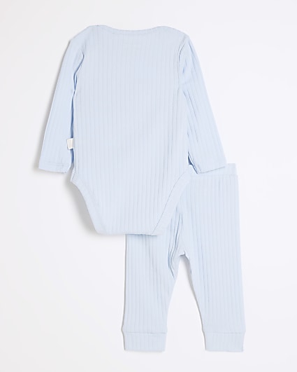 Baby boys blue born in 2024 babygrow set