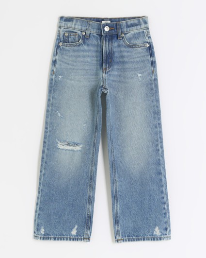 Girls cropped hot sale jeans