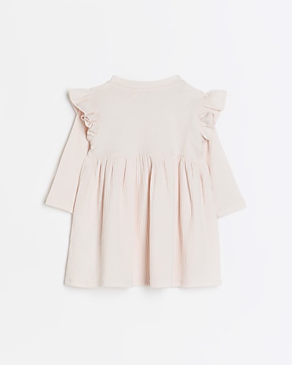 Baby girls pink long sleeve dress