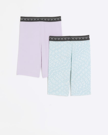 Girls 2 pack amour cycle shorts