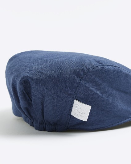 Baby boys navy flat cap