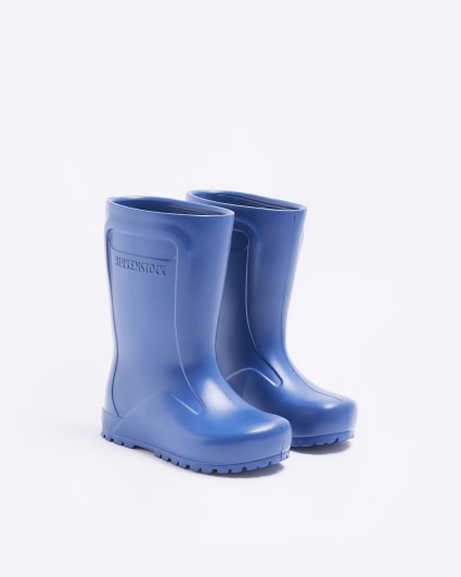 Mini Boys Navy Birkenstock Wellies