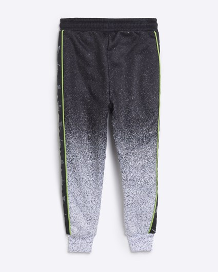 Boys Grey HYPE Speckled Ombre Joggers