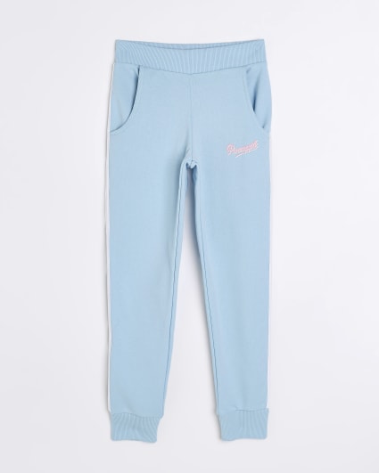 Girls blue Pineapple joggers