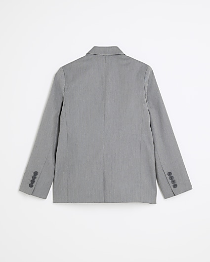 Boys grey tailored suit jacket