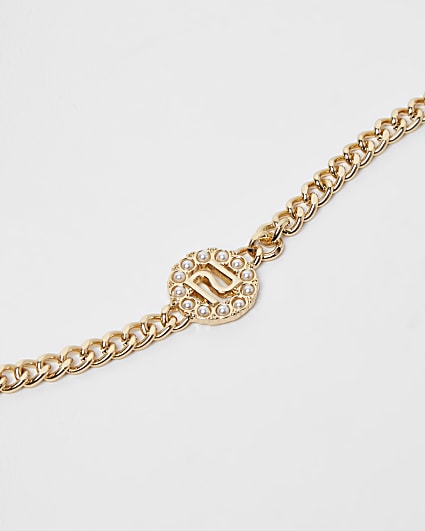 Metal chunky chain RI necklace