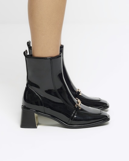 River island 2024 navy boots