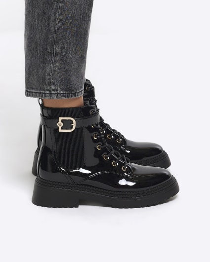 Chunky boots river island sale